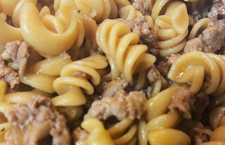 Cooked turkey casserole